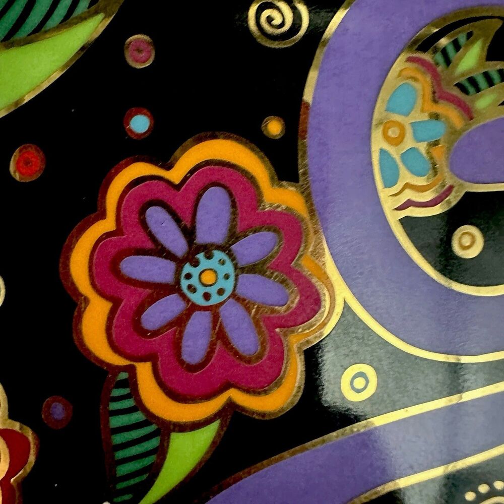 Laurel Burch Feline Fantasy Royal Doulton Cat Plate Franklin Mint 1995 8” Decor - Picture 12 of 16